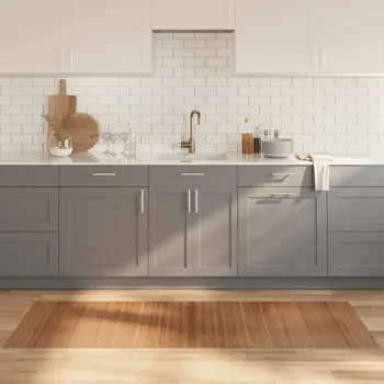 Koberec vidaXL Koberec obdélníkový přírodní 70 x 200 cm bambus