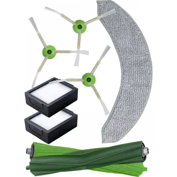 Sada příslušenství pro robotický vysavač Kartáče s HEPA filtry pro iROBOT Roomba Combo 10 Max a mop 7ks