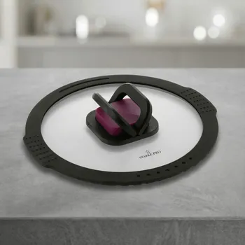 Poklice Poklice na hrnce a pánve se silikonovým okrajem Starke Pro 20 cm funkce slévání