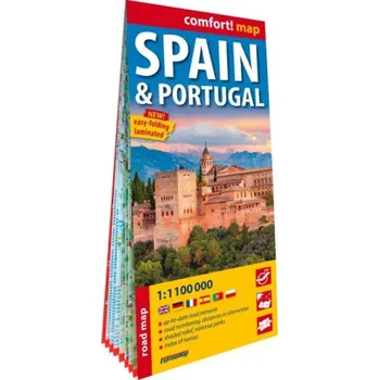 Cestování Espagne et Portugal 1/1.100.000 (carte grand format laminée). Spain & Portugal (EN)