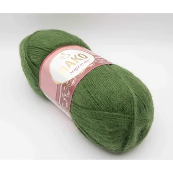 Příze Příze Angora luks - lesní zelená - 10665