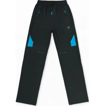 Chlapecké oblečení xcena Tepláky softshellové černé s kapsami Velikost: 146