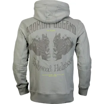 Pánská mikina Pánská mikina Yakuza Premium s kapucí BL210 silver velikost: 3XL