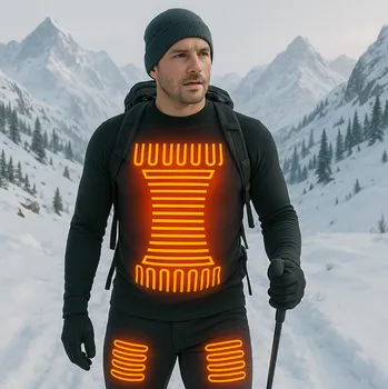 Pánské termoprádlo Deminas | Elektrické vyhřívané termo prádlo Velikost: 2XL