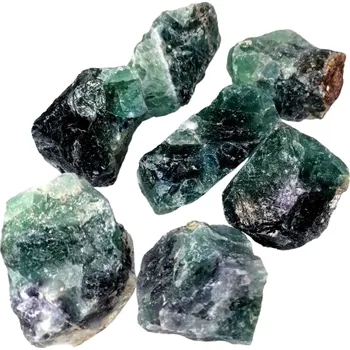 Přírodní kámen Fluorit duhový AA 70-100g– přírodní surový kámen pro harmonii, ochranu a meditaci (cena za 1 ks)