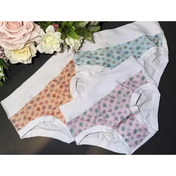 Dívčí spodní prádlo Dívčí kalhotky ALVADA B2002 set 5 (Velikost 110)