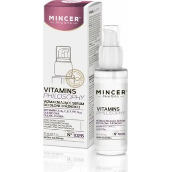 Péče o ruce Mincer Pharma Vitamin Philosophy Posilující sérum na ruce a nehty č. 1026 30ml
