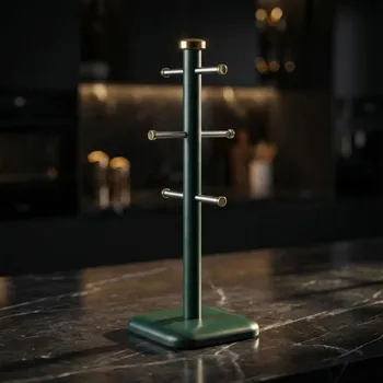 STARKE PRO GRAVA DARK GREEN ocelový stojan na hrnky