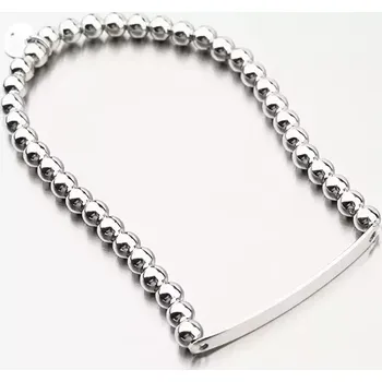 Šperk Náramek s možností rytiny - stříbro 925 B2001502-0940-SLX délka 19 cm