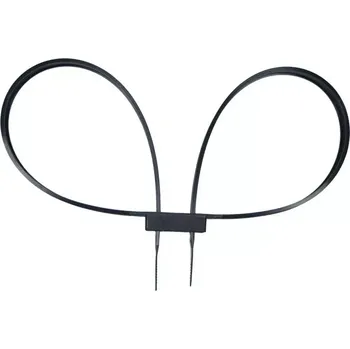 Pouto Pouta plast černá (Pouta na jedno použití, tvořená dvěmi samostatně stahovatelnými plastovými oky... )