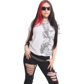 Dámské tričko Dámské triko Yakuza Wise Kids Curved V 25117 white velikost: XXL