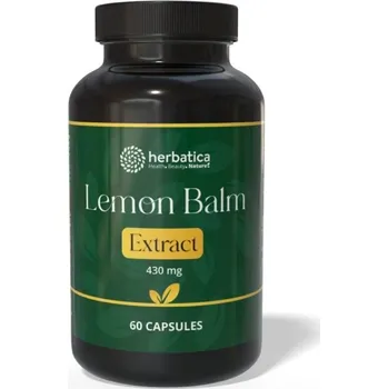 Přírodní produkt MEDUŇKA LÉKAŘSKÁ - Lemon balm extrakt - 430 mg - 60 kps. HERBATICA