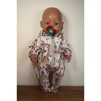 Doplněk pro panenku Overal Zajíčci a jednorožci