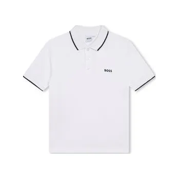 Boss Polokošile J25P26 S Bílá Regular Fit 6Y