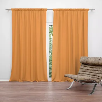 Závěs Sablio Závěs Mandarinková: 2ks 140x250cm