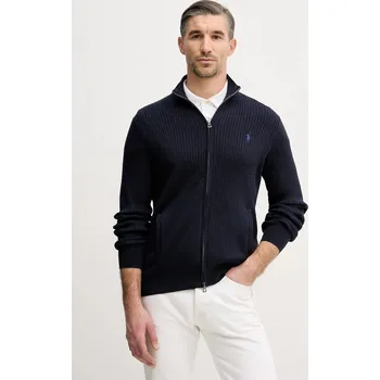 Dámský svetr Bavlněný kardigan Polo Ralph Lauren 710P04444 námořnická modř 59X, vel. L