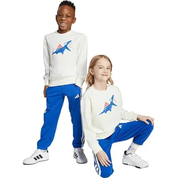 Dětská tepláková souprava adidas JV5848 modrá 55X, vel. 122