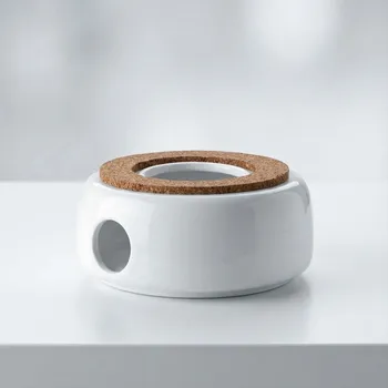 Konvice na čaj KONIGHOFFER Mica - keramický ohřívač na konvici bílý