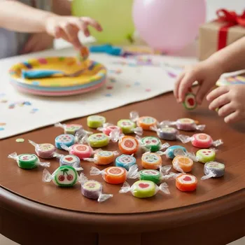 Bonbon Hors ovocný roks 600 g – ovocné tvrdé bonbony bez lepku a palmového oleje (ovocné roksové bonbony)