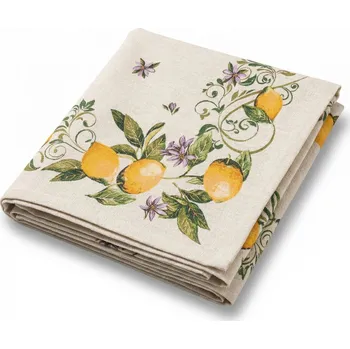 ubrus Ubrus vzor s citrony GINA 93×93 cm
