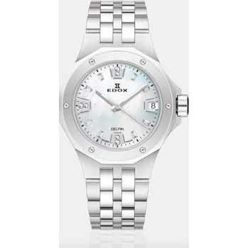 Hodinky EDOX Delfin The Original Diver Date Lady 53100-3M-NAND + 5 let záruka a dárek ZDARMA