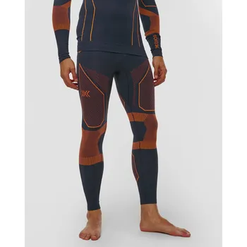 Pánské termo spodky Pánské Termo Podvlíkačky X-bionic Energy Accumulator Light Pants V Modré A Oranžové Barvě Easp05w25m-a096