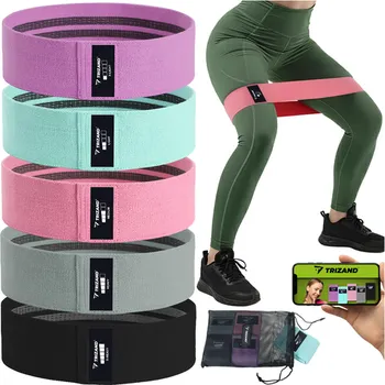 Eoshop Zestaw gum do ćwiczeń - 5szt. Trizand 25877