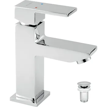 NOVASERVIS Baterie Novaservis Titania Cube umyvadlová, s výpustí, chrom, 98803,0 98803,0