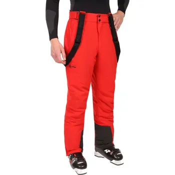 Snowboardové kalhoty Kilpi MIMAS-M Pánské lyžařské kalhoty - větší velikosti ZMX406KI Červená 4XL