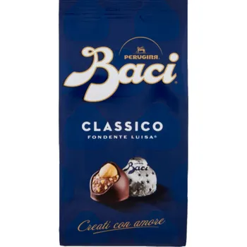 Čokoláda Pralinky Tmavá čokoláda s lískovými oříšky Baci Perugina CLASSICO 125 g