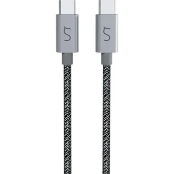 Datový kabel iWant 240W USB-C na USB-C kabel 2 m vesmírně šedý