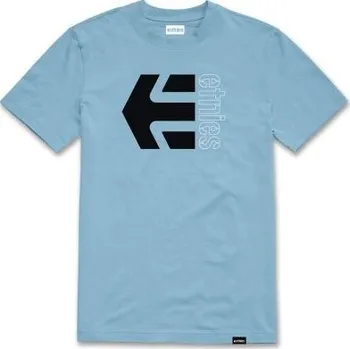 Pánské tričko etnies Pánské triko corp combo tee light blue