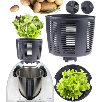 odstředivka na salát ODSTŘEDIVKA KOŠÍK NA SALÁT S OVOCEM ZELENINY THERMOMIX VORWERK ŠEDÝ PRO VAŘENÍ