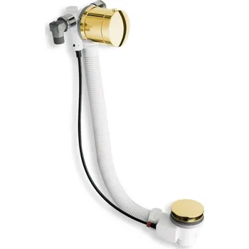 Sifon Polysan Vanový automat zlatá plast 71685G