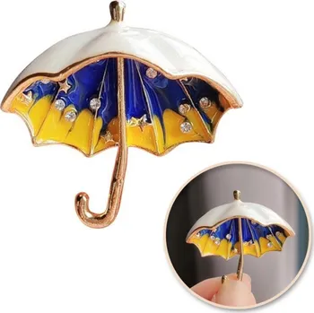 Brož Carla Dámská brož Mustaffa bílá One size