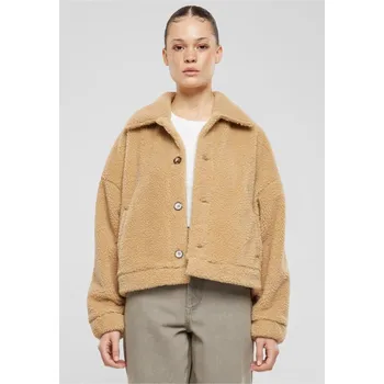 Dámská větrovka Ladies Short Sherpa Button Jacket - unionbeige 5XL
