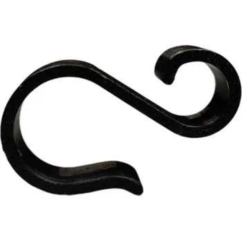 Vánoční dekorace Benco Háčky na okap pro vánoční osvětlení univerzální plastové černé 30 ks