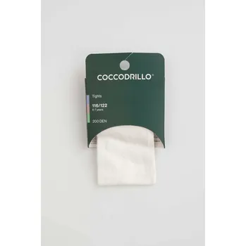 Coccodrillo dětské punčocháče béžové polyamidové, velikost 98