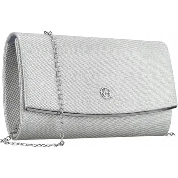 Kabelka Rovicky kabelka psaníčko eko kůže stříbrná