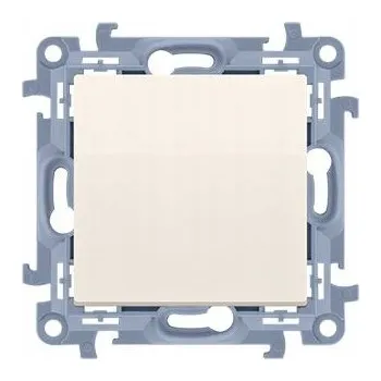 vypínač Simon 10 Spínač Jednopólový 10A Zápustný Krémový