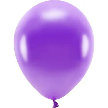 Balónek BALÓNKY k NAROZENINÁM fialové 26 cm ECO 10 kusů