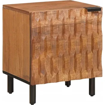 Noční stolek Noční Stolek Hnědý 40 x 33,5 x 46 cm Mango dřevo