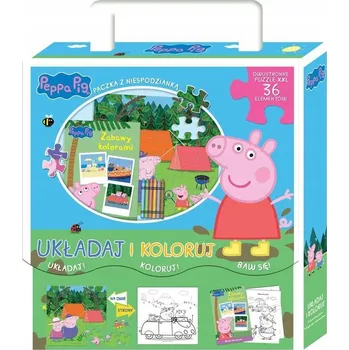 Umění Peppa Pig Układaj i koloruj Zabawa kolorami Kolektiv autorů