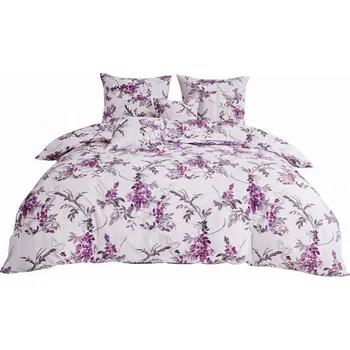 Povlečení SADA POVLEČENÍ 200x220 cm BAVLNA 100% 3 DÍLNÁ POVLEČENÍ