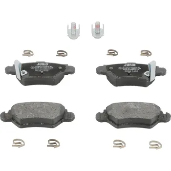 Brzdová destička Sada brzdových destiček, kotoučová brzda JURID 573010J