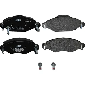 Brzdový systém Sada brzdových destiček, kotoučová brzda JURID 572510J