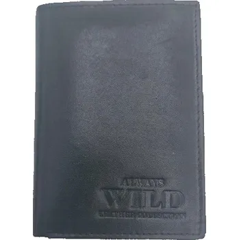 Peněženka Always Wild - pánská peněženka z pravé kůže N4-P-SCR/7834 tmavě hnědá