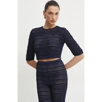 Pánský svetr Svetr Twinset 251TP3192 námořnická modř 59X, vel. S