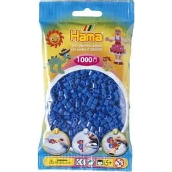 Dětské navlékací korálky Hama Midi korálky 207-09 modré 100 kusů