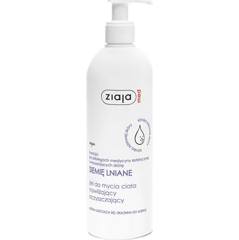 Sprchový gel Ziaja Med Hydratační a čisticí sprchový Gel s lněným semínkem 400 ml